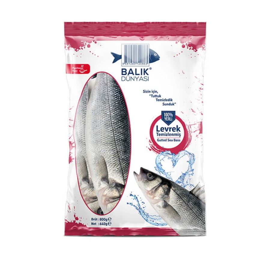 Balık Dünyası Levrek Temizlenmiş 600 Gr