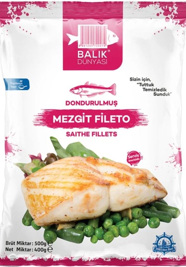 Balık Dünyası Mezgit Fleto 500 Gr