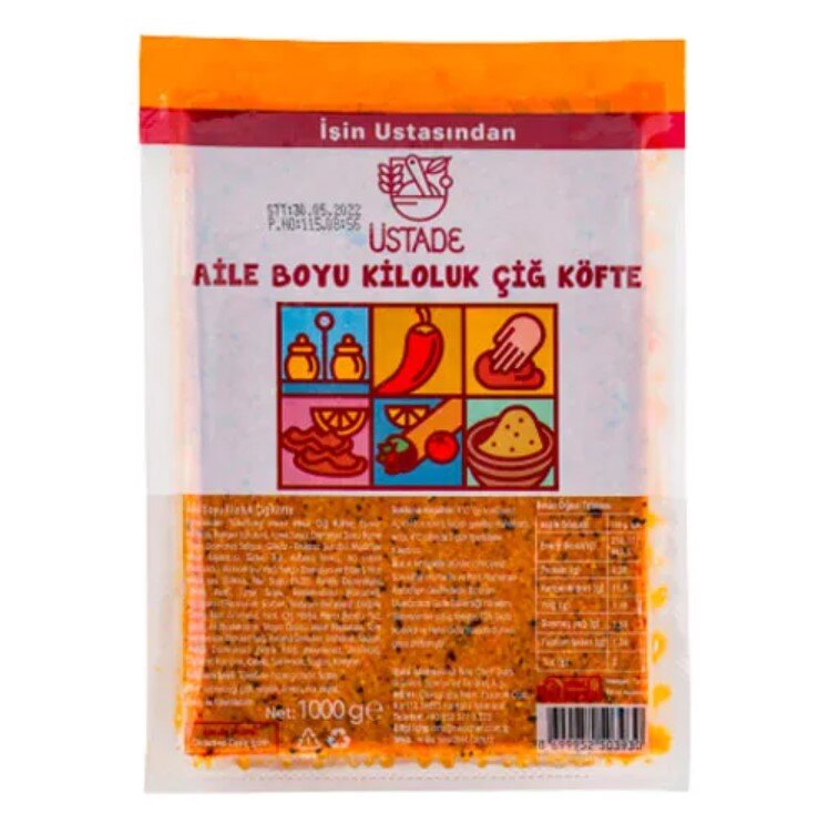 Üstade Aile Boyu Çiğ Köfte 1000 G