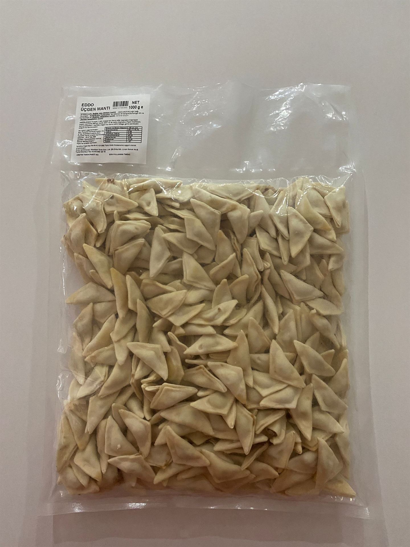 Eddo Üçgen Mantı 1000 G