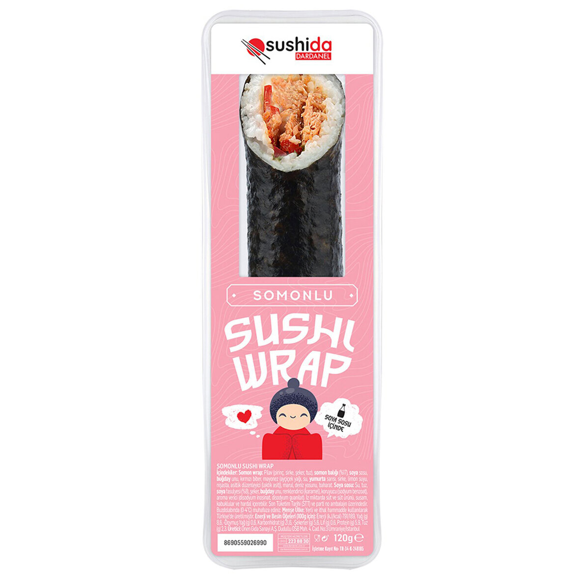 Sushıda Somon Wrap 120 G