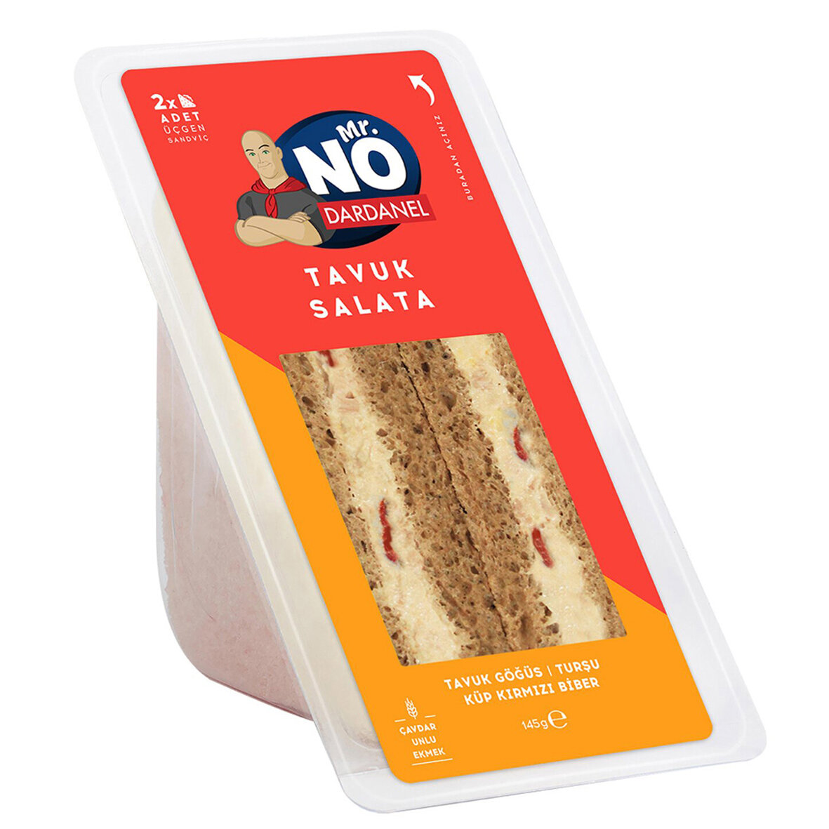 Mr.No Klasik Tavuklu Sandviç 145 G