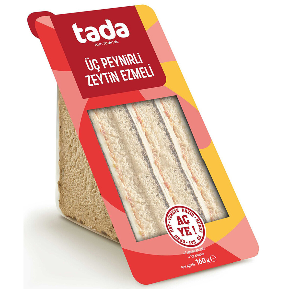Tada Klasik Peynirli Zeytin Ezmeli Sandviç 160G