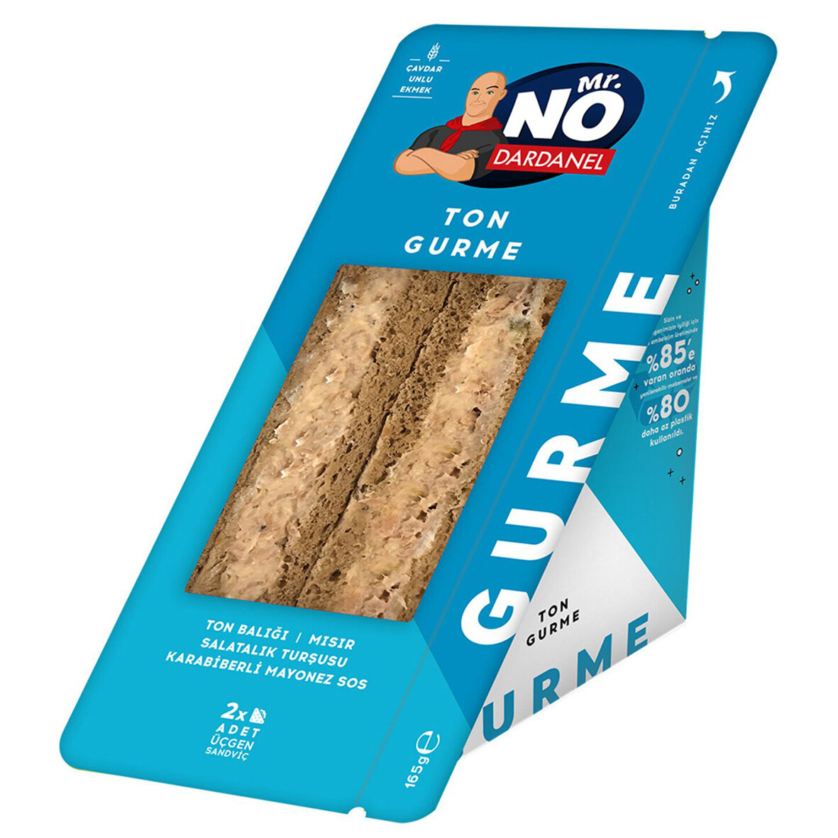 Mr.No Gurme Ton Balıklı Sandviç 165 G