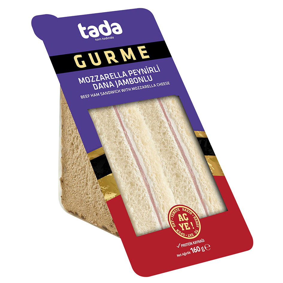 Tada Mozarella Dana Jambonlu Gurme Sandviç 160 G