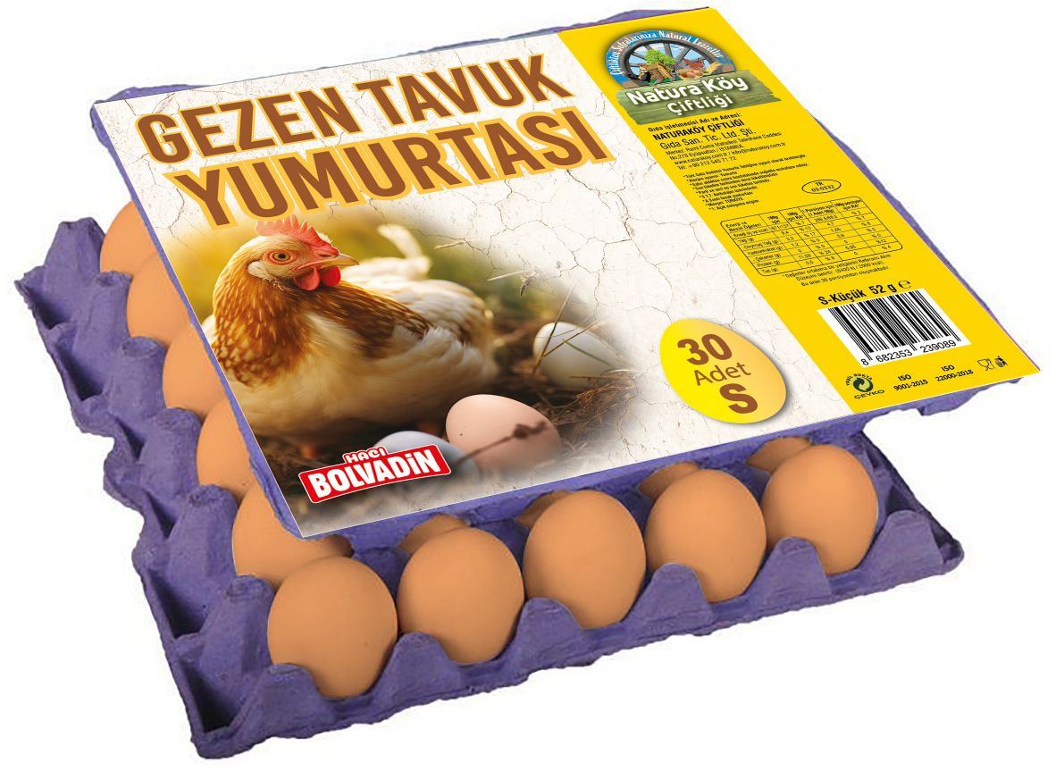 Naturaköy Gezen S Küçük 30Lu Yumurta (52 G)