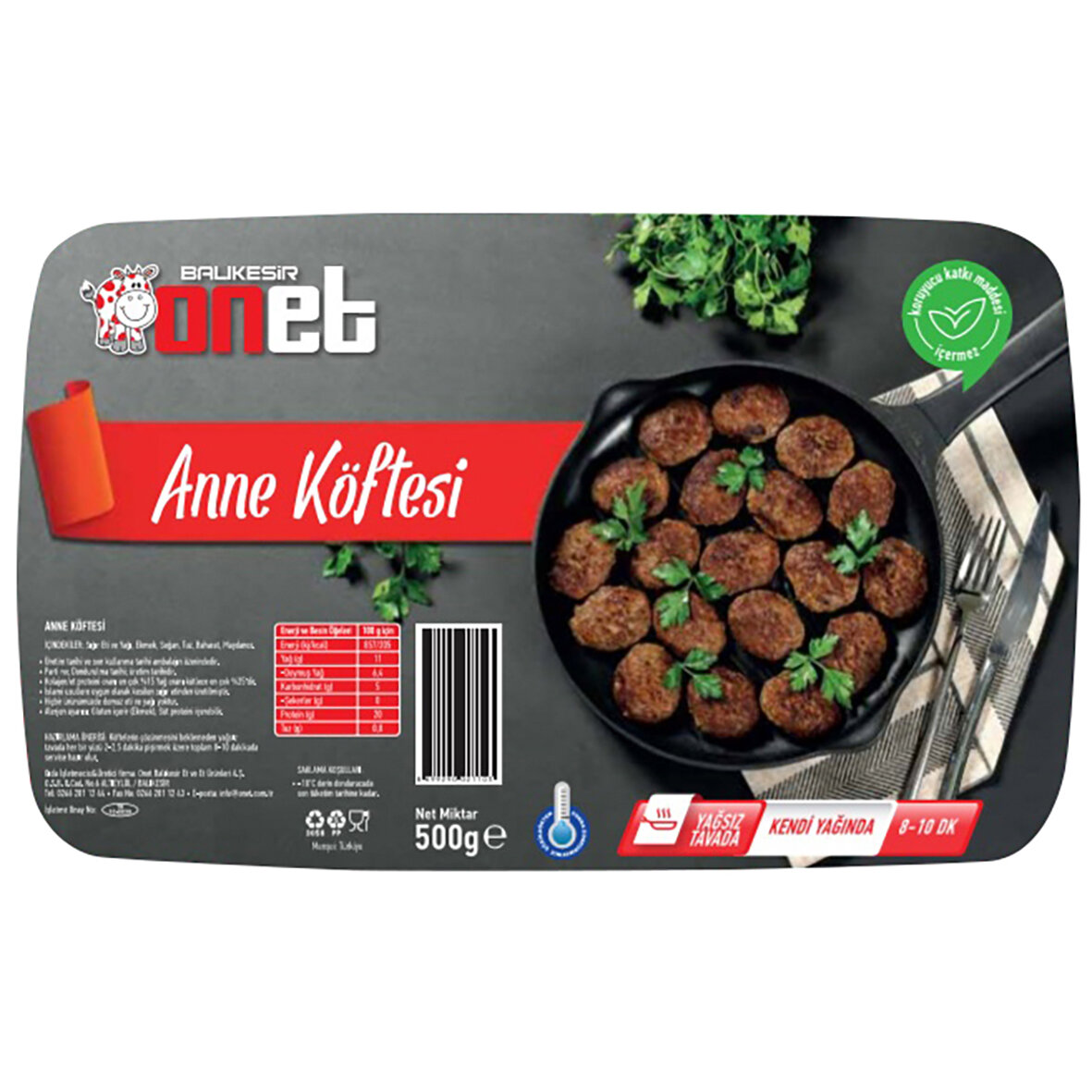 Onet Anne Köftesi 500 Gr