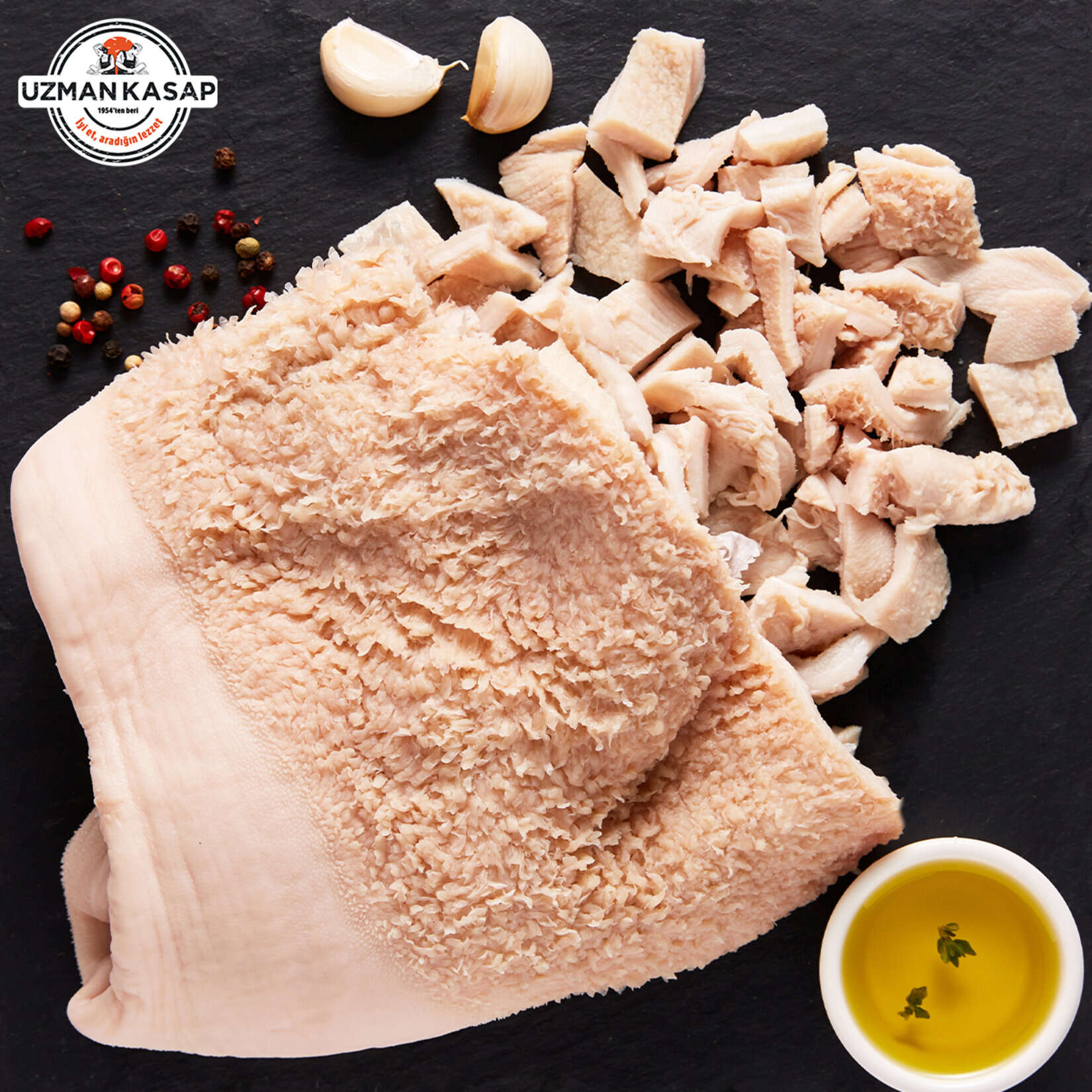 Dana İşkembe Doğranmış Kg(Grs)