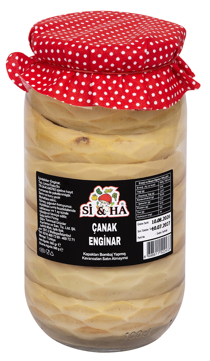 Si&Ha Çanak Enginar Büyük Kavanoz 1.368 G