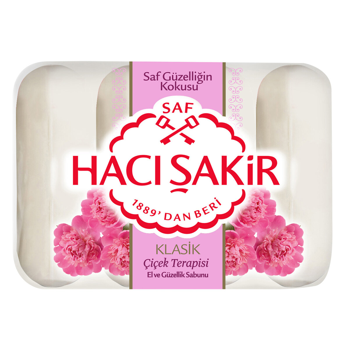 Hacı Şakir Güzellik Sabunu Çiçek Terapisi 4*70 G