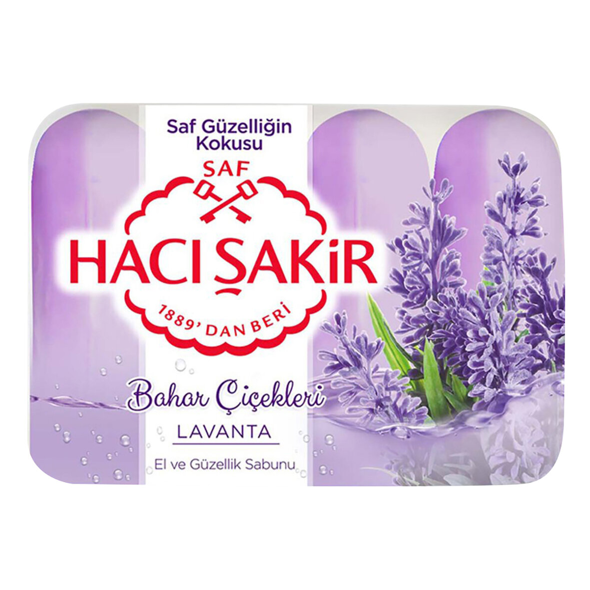 Hacı Şakir Güzellik Sabunu Lavanta 4*70 G