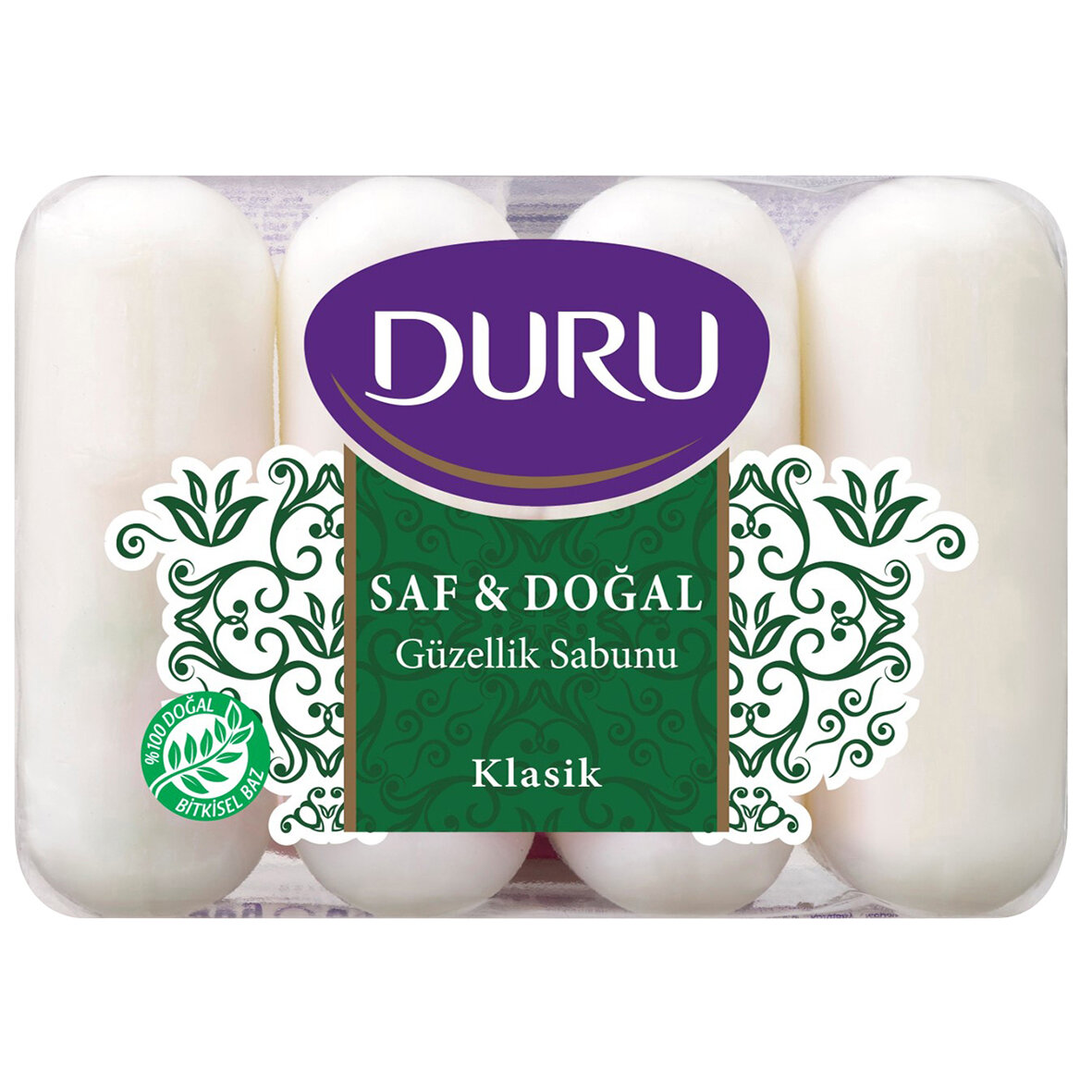 Duru Güzellik Sabunu Saf&Doğal Klasik 4X70 G