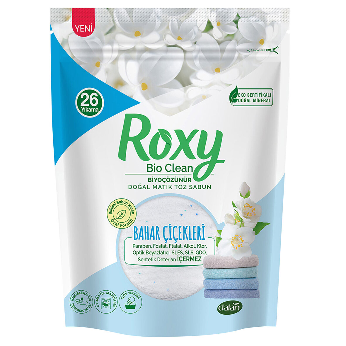 Roxy Doğal Matik Toz Sabun 800 G