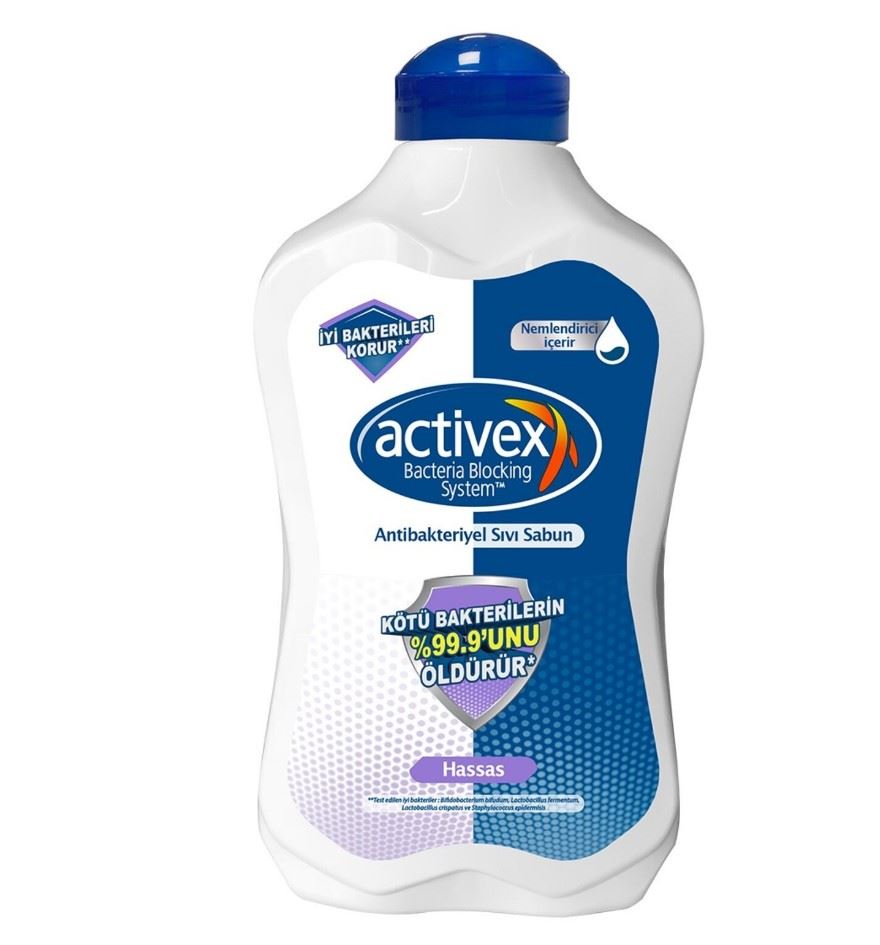 Actıvex Antibakteriyel Sıvı Sabun Hassas Kor.1.5Lt