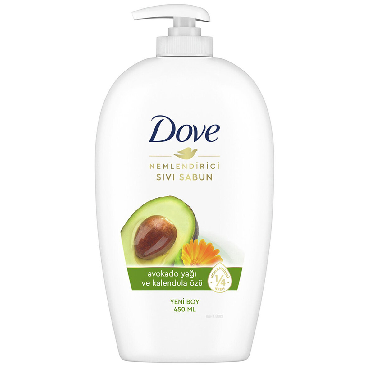 Dove Avokado Yağ Ve Kalendula Özü Sıvı Sabun 450Ml