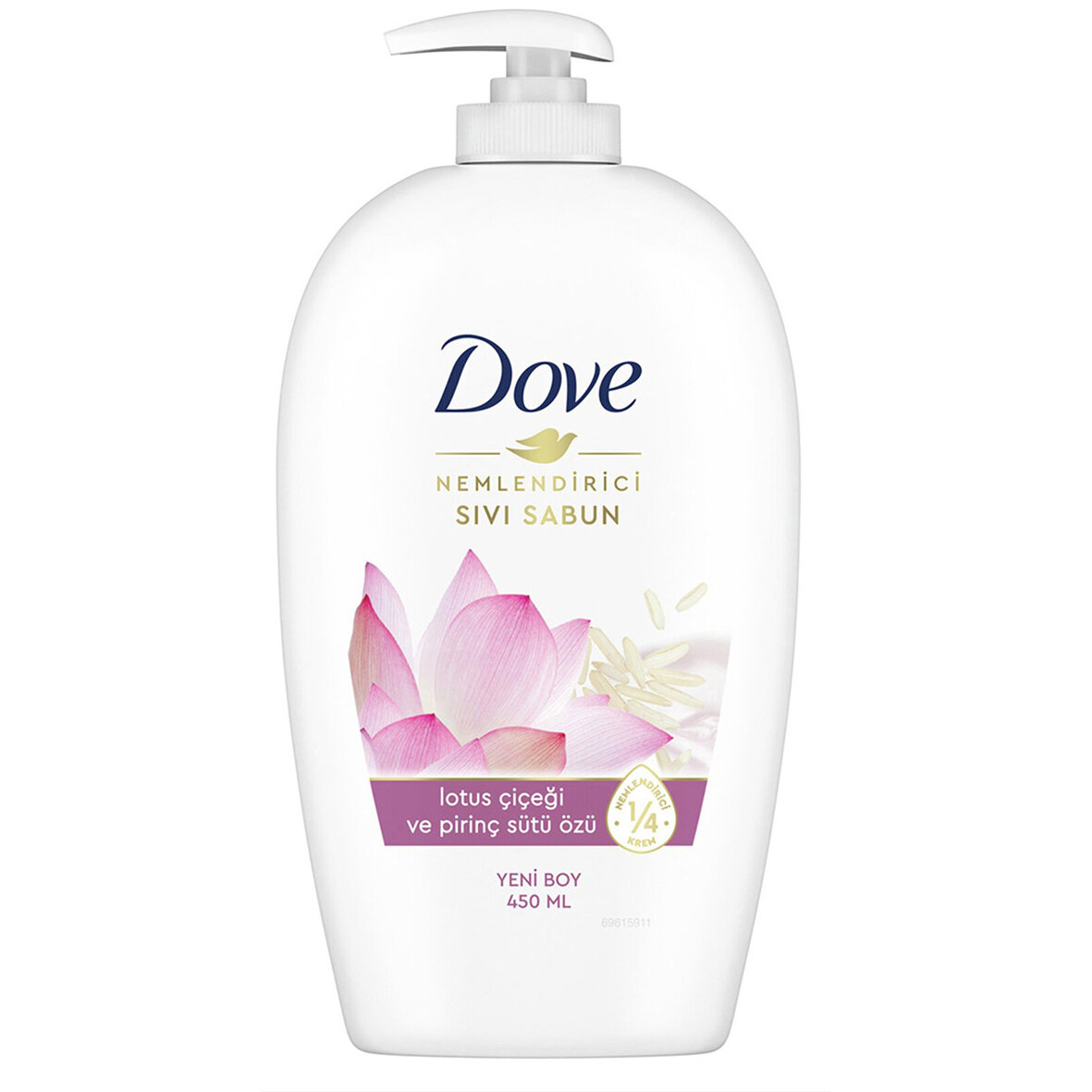 Dove Lotus Çiçeği Ve Pirinç Özü Sıvı Sabun 450 Ml