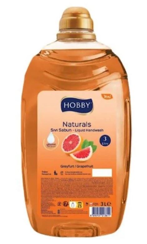 Hobby Naturals Sıvı Sabun Greyfurt 3 L