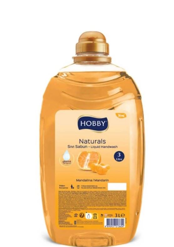 Hobby Naturals Sıvı Sabun Mandalina 3 L
