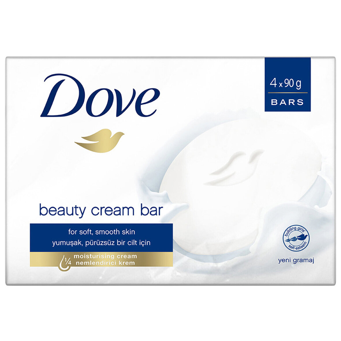 Dove Orıgınal Cream Bar-Katı Sabun 4X90g