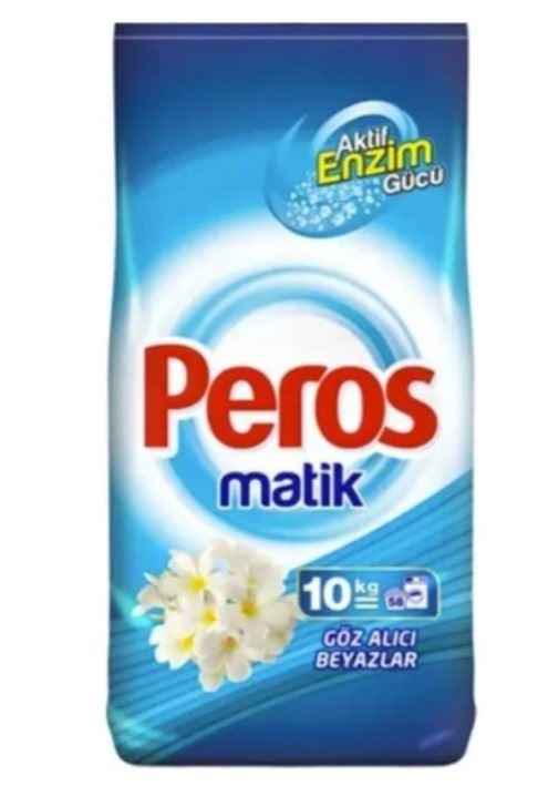 Peros Matik Toz Deterjan Göz Alıcı Beyazlar 10 Kg
