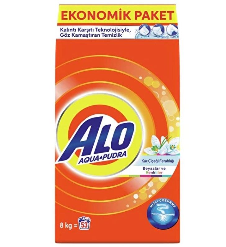 Alo Beyazlar Ve Renkliler Toz Deterjan 8 Kg