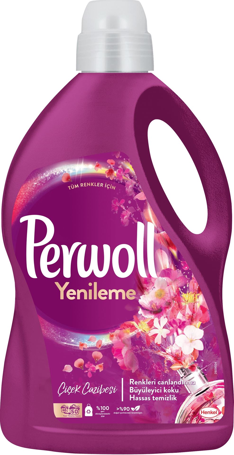 Perwoll Çiçek Cazibesi Renk.Sıvı Det.50 Yık.2.75L