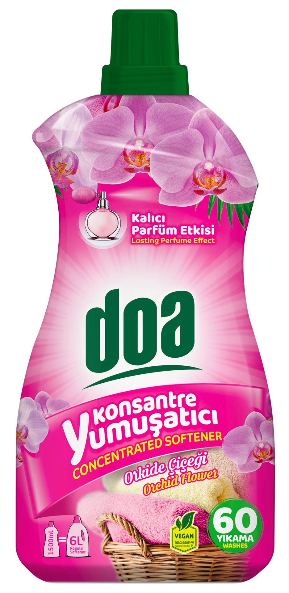 Doa Konsantre Yumuşatıcı Orkide Çiçeği 60 Yık.1.5L