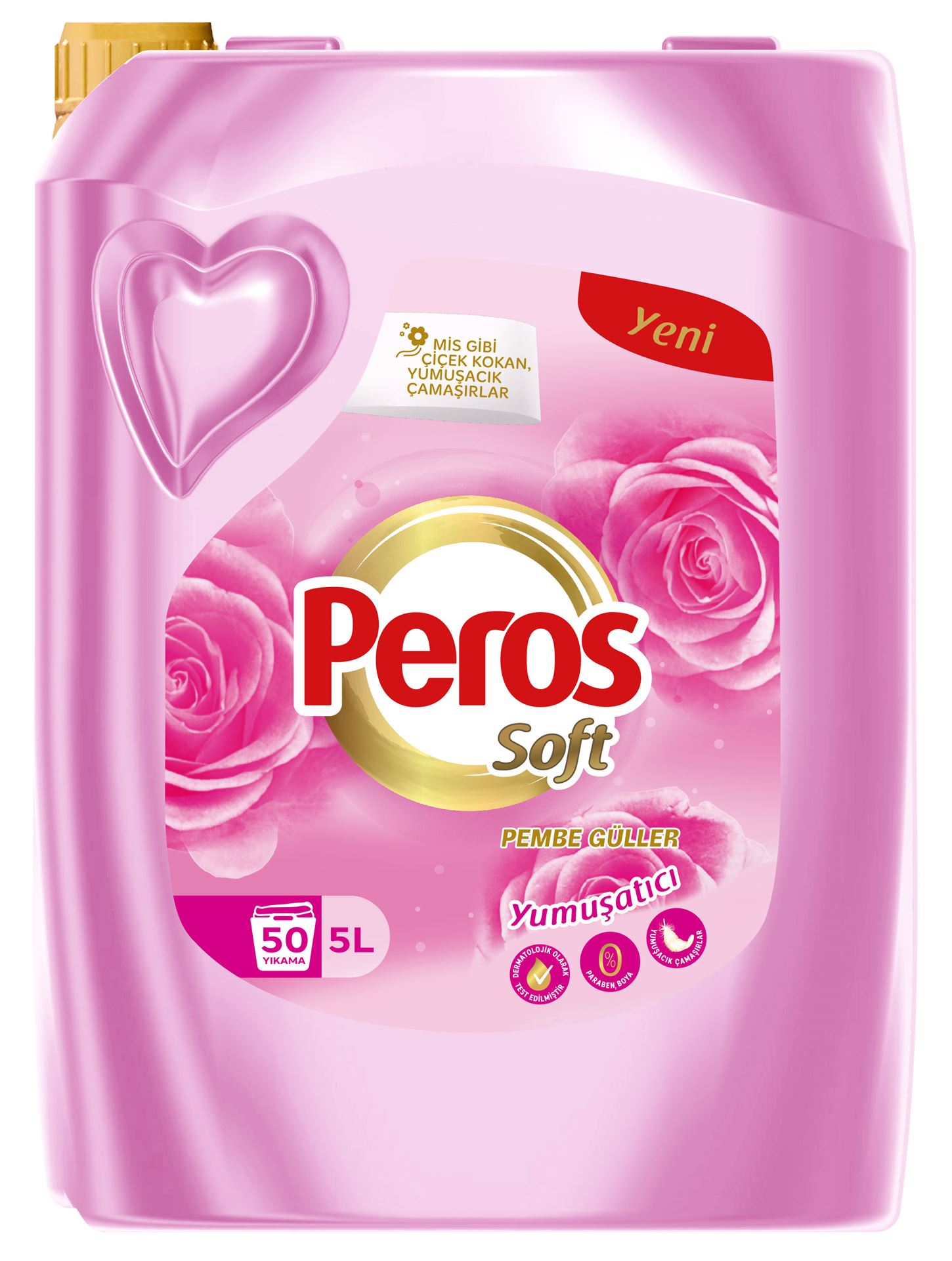 Peros Soft Pembe Güller Yumuşatıcı 5L