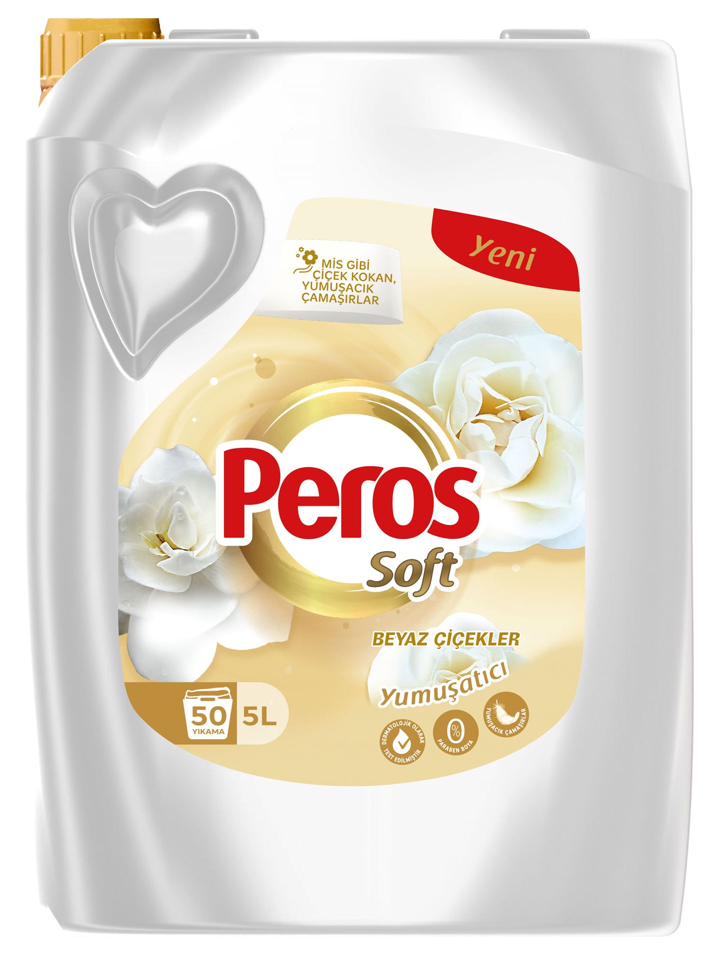 Peros Soft Beyaz Çiçekler Yumuşatıcı 5L