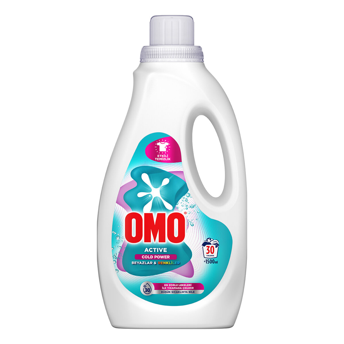 Omo Sıvı Actıve Cold Power Beyazlar & Renkli.1.5 L