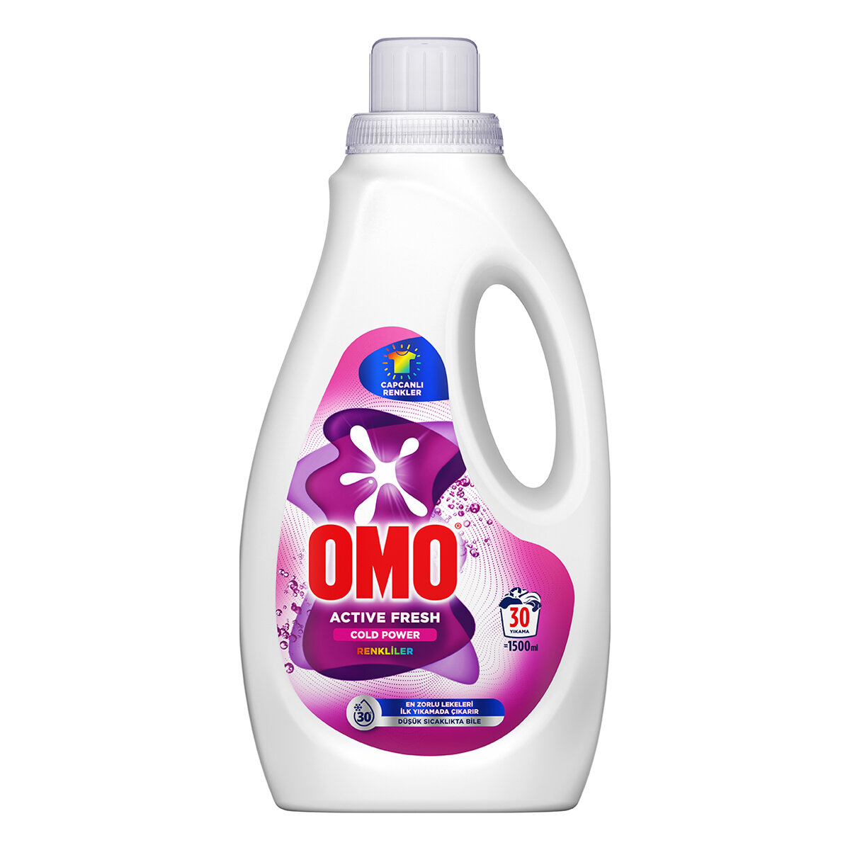 Omo Sıvı Deterjan Lıq Cold Power Renkliler 1.5 L