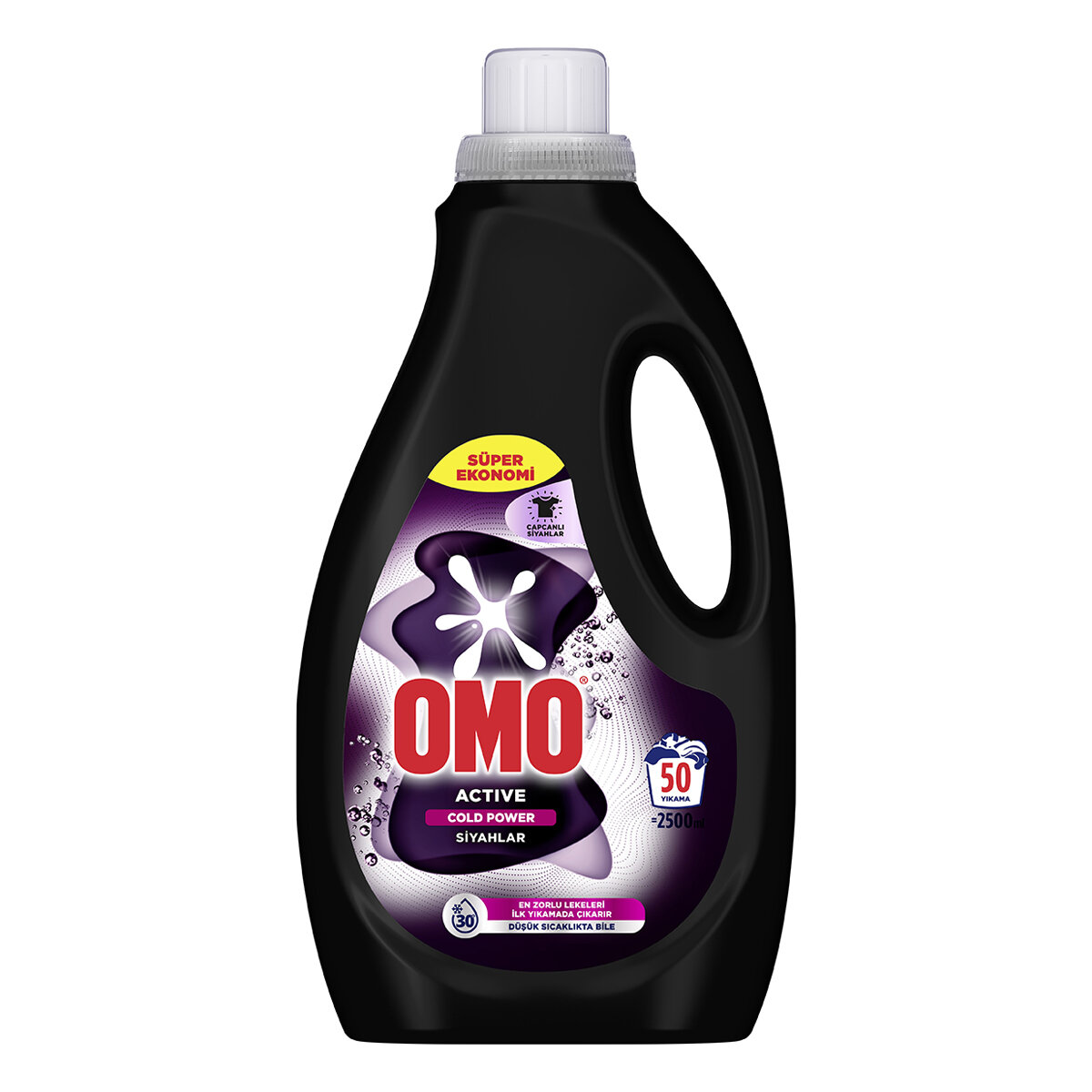 Omo Sıvı Deterjan Cold Power Siyahlar 2.5 L