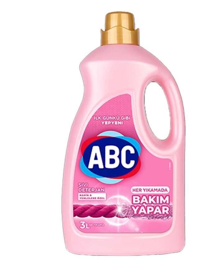 Abc Sıvı Çamaşır Deterjanı Narinler 3 L
