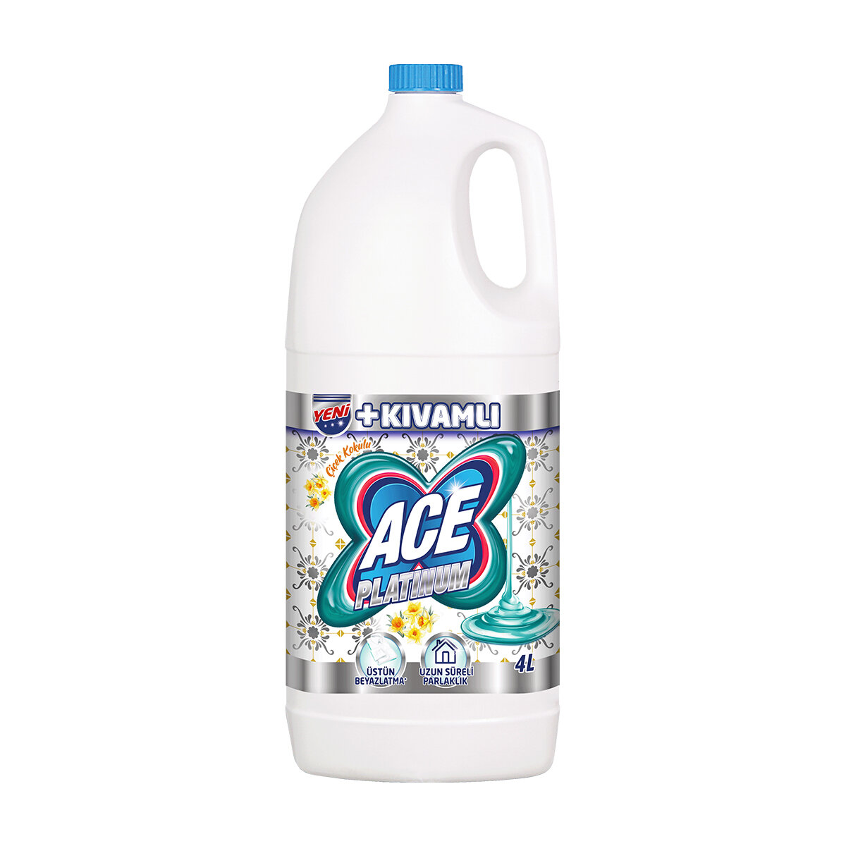 Ace Platınum Çiçek Kokulu Çamaşır Suyu 4 L