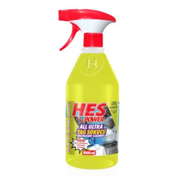 Hes Power Ultra Sarı Yağ Çözücü 1 L