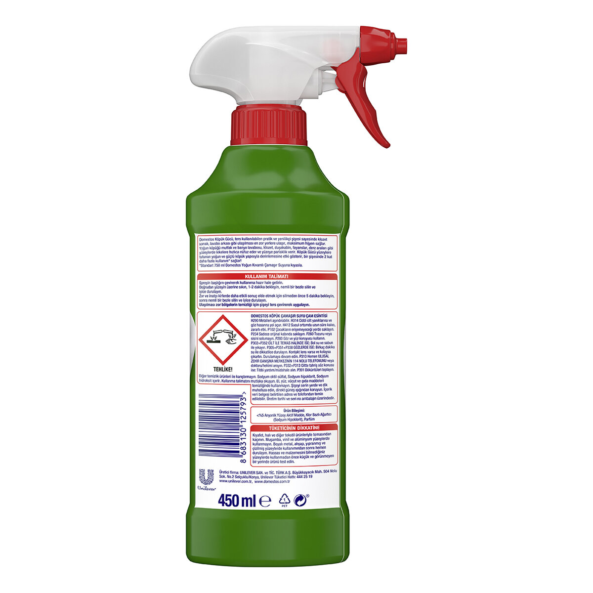 Domestos Köpük Gücü Çam Esintisi Çamş.Suyu 450 Ml