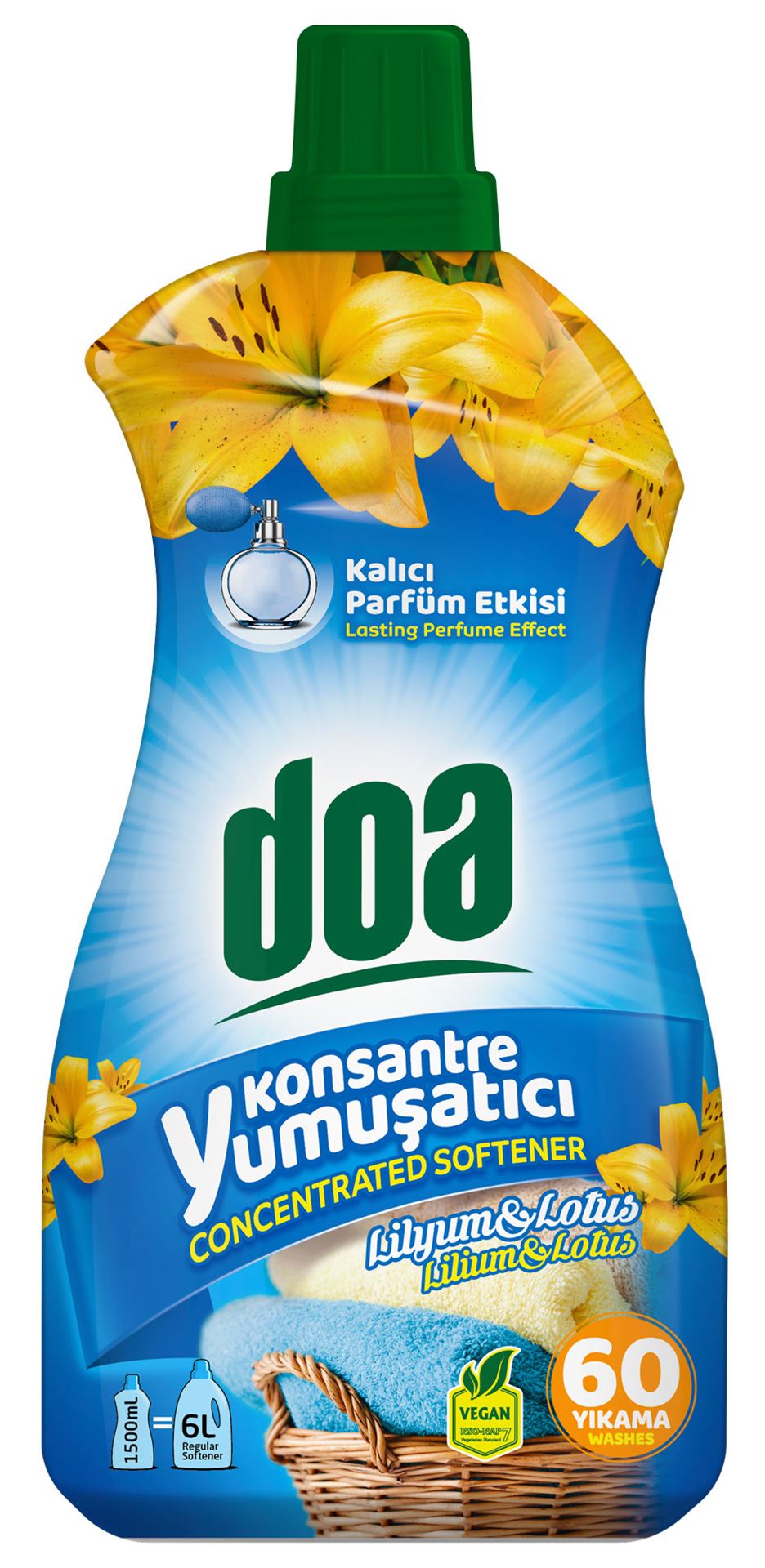 Doa Konsantre Yumuşatıcı Lilyum &Lotus Çiçeği 1.5L