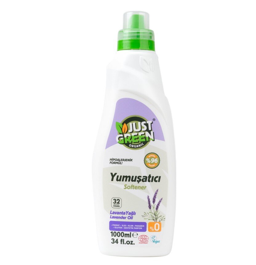 Just Green Organic Yumuşatıcı 32 Yıkama 1 L