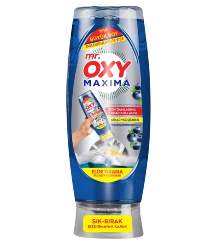 Mr.Oxy Maxıma Bulaşık Deterjan Yaban Mersin 650 Ml