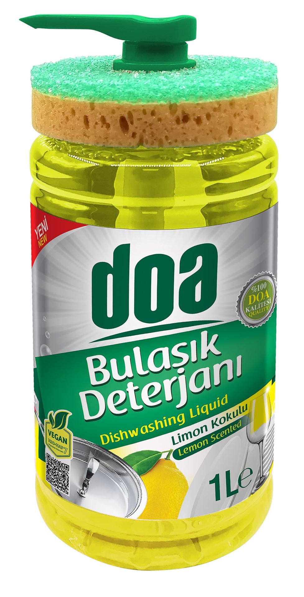Doa Sıvı Limon Kokulu Bulaşık Deterjanı 1L