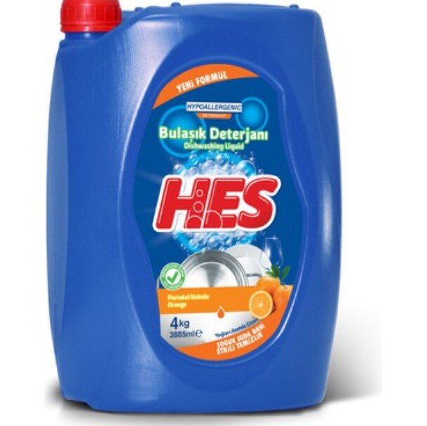 Hes Sıvı Bulaşık Deterjanı Portakal 4 Kg