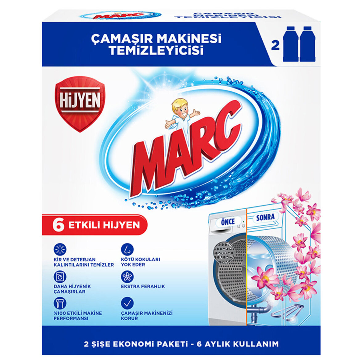 Marc Çamaşır Makinesi Temizleyici Floral 500Ml