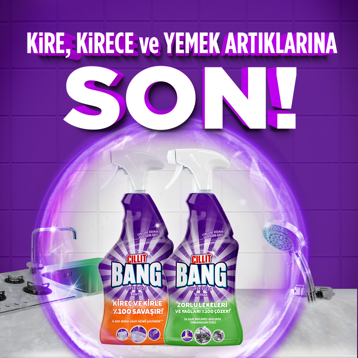 Cıllıt Bang Kireç Sökücü Sprey 750 Ml