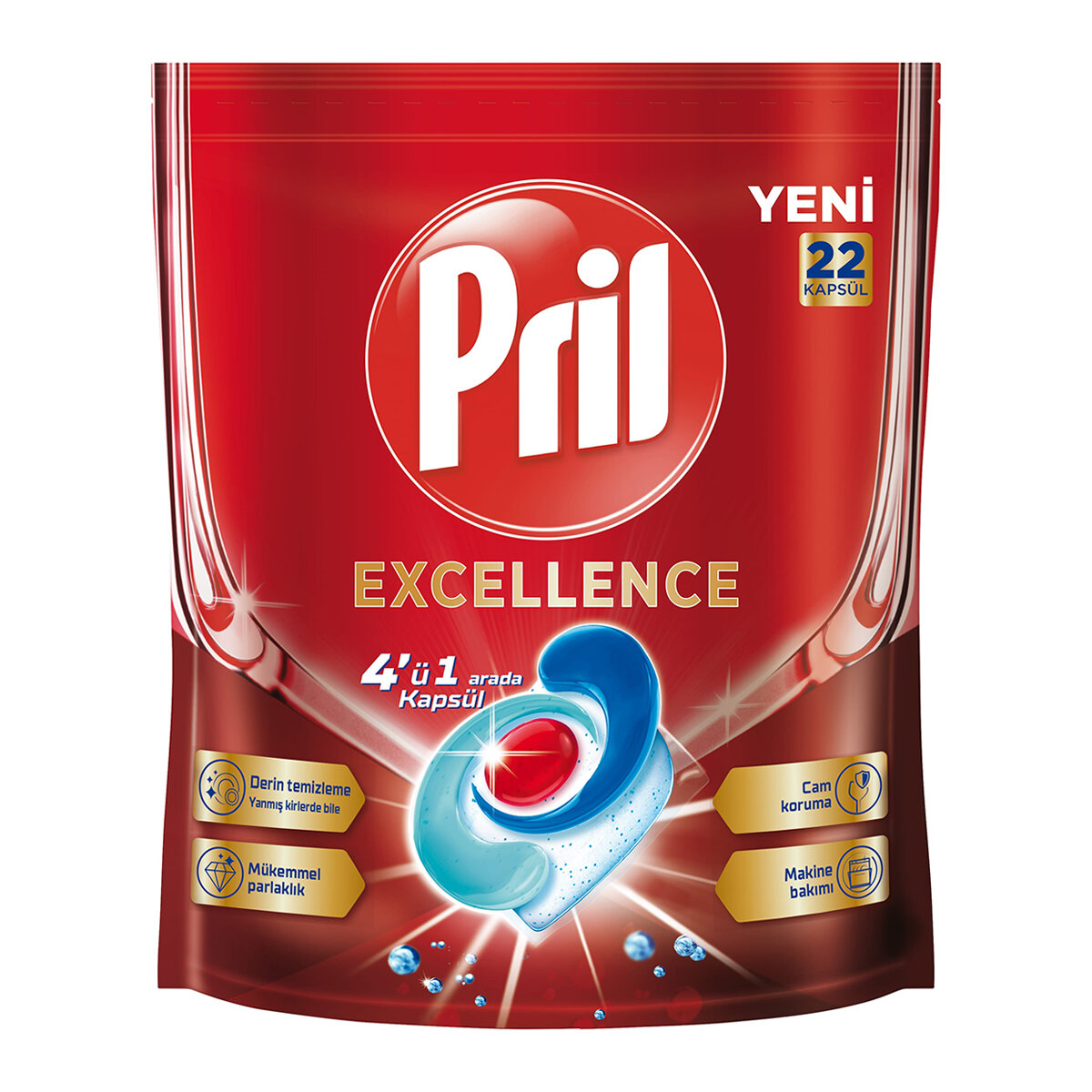 Prıl Excellence Bulaşık Kapsülü 22Li 398,2 G
