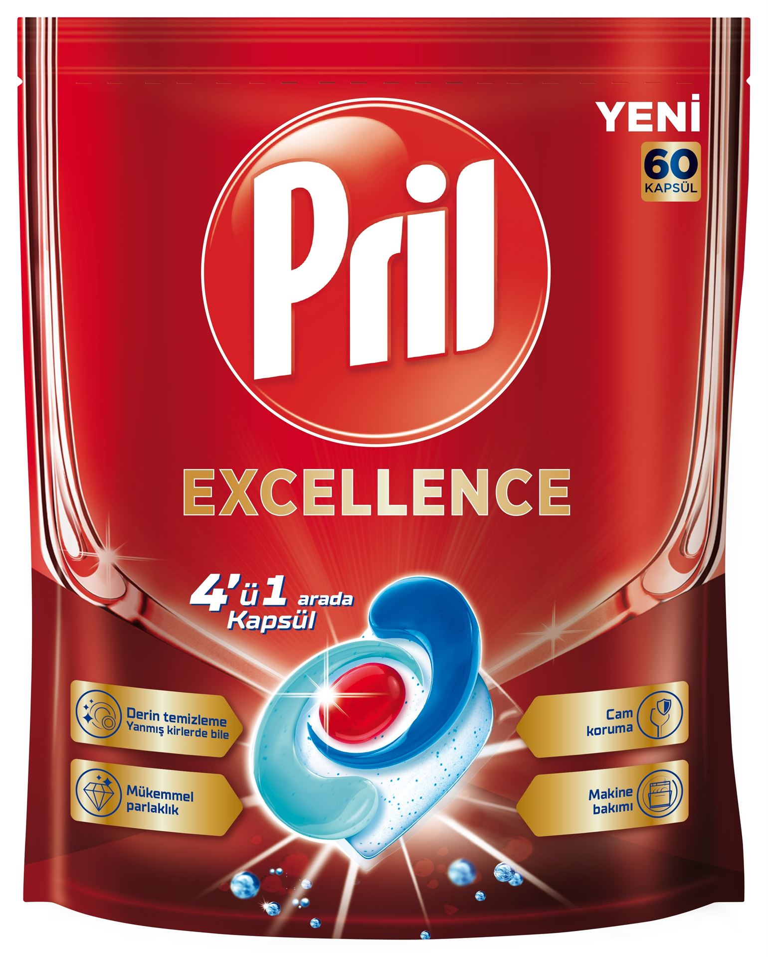 Prıl Excellence Bulaşık Kapsülü 60Lı 1.086 G