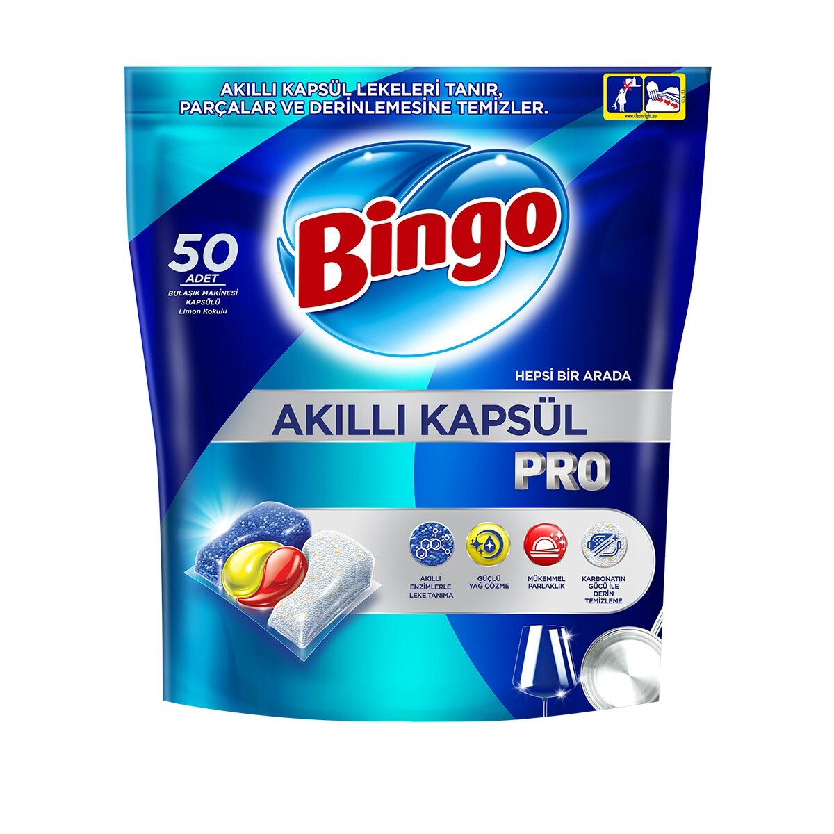 Bingo Hepsi Bir Arada Akıllı Kapsül Pro 50Li 685G
