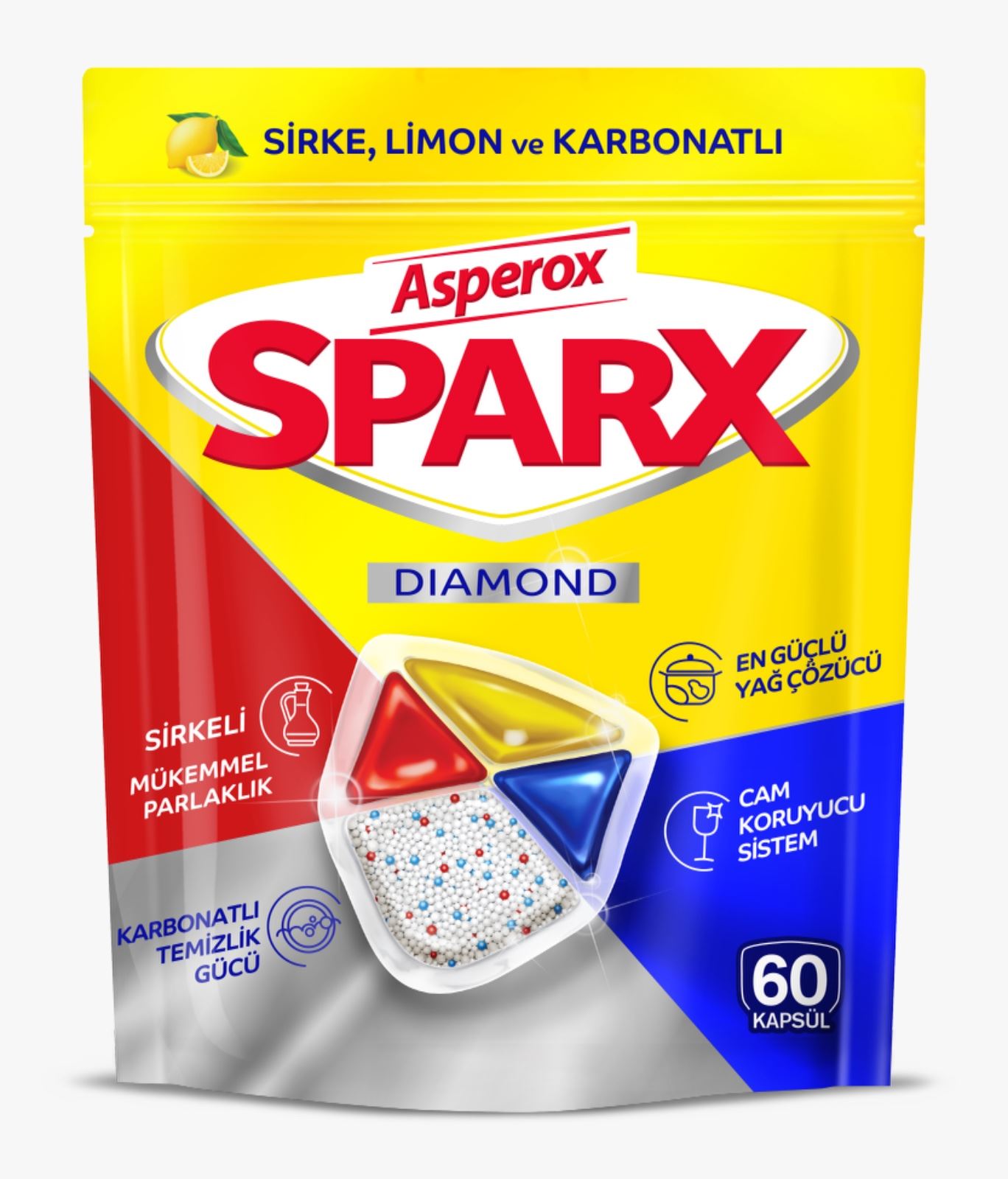 Asperox Sparx Dıamond Bulş.Makn.Kapsülü 60Lı 702 G