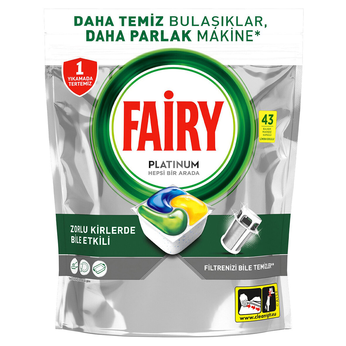 Fairy Platinum Tablet Limon 43 Lü 641 G