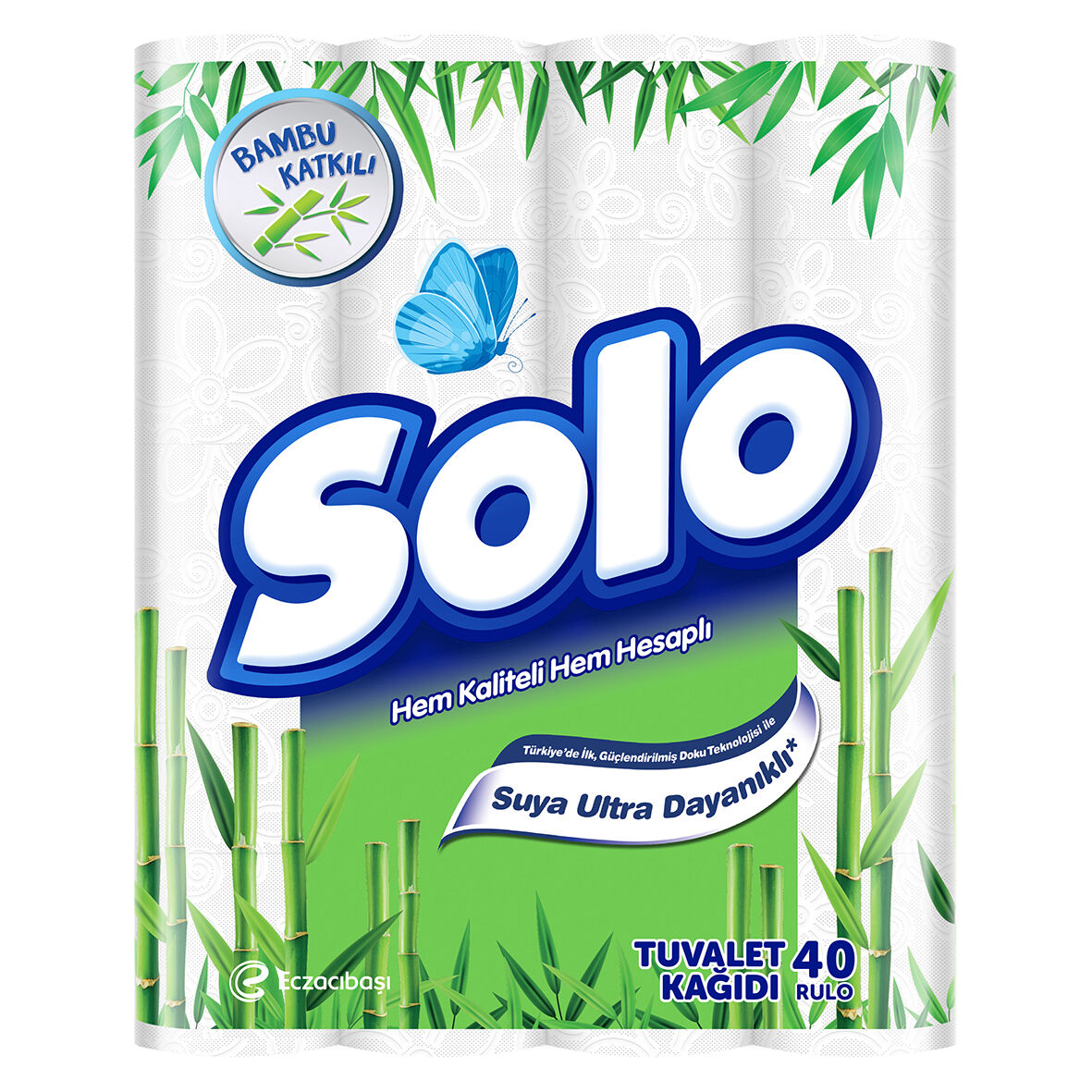 Solo Bambu Katkılı Tuvalet Kağıdı 40'Lı