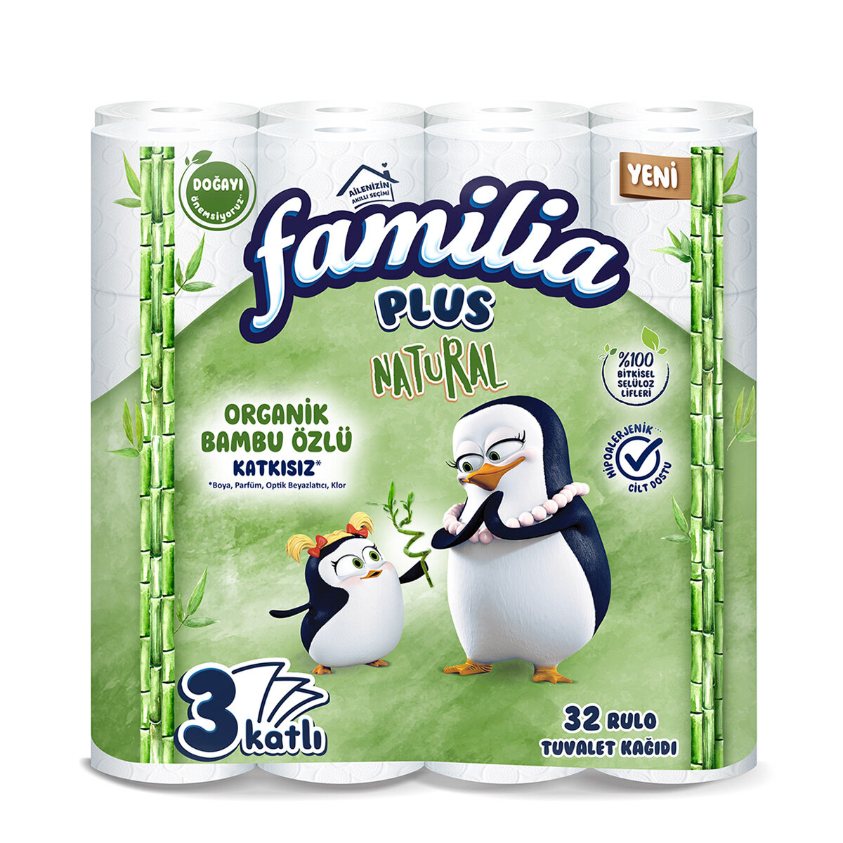 Famılıa Plus Natural Tuvalet Kağıdı 32Li